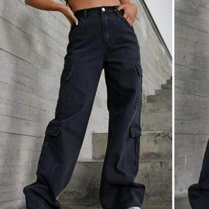 Fly flap pocket jeans